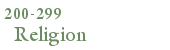 200-299 Religion